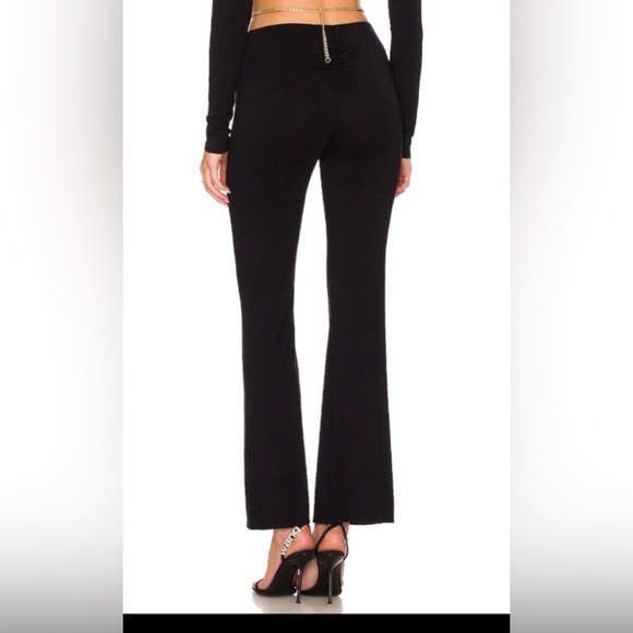 H:Ours Black Flared Pants - Women's Stretch Knit - Picture 5 of 5
